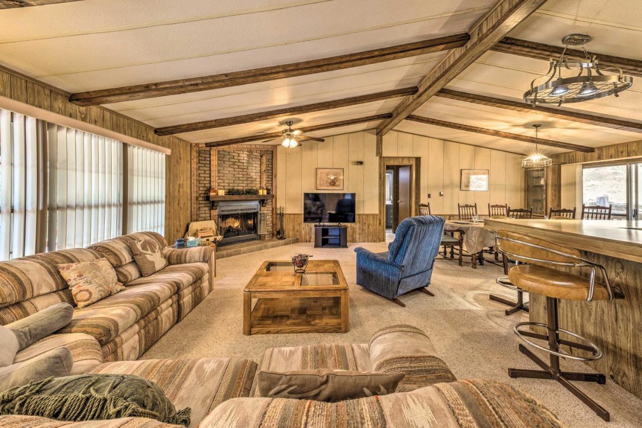 3 Mi To Ruidoso Winter Park Home With Fireplace! Dış mekan fotoğraf